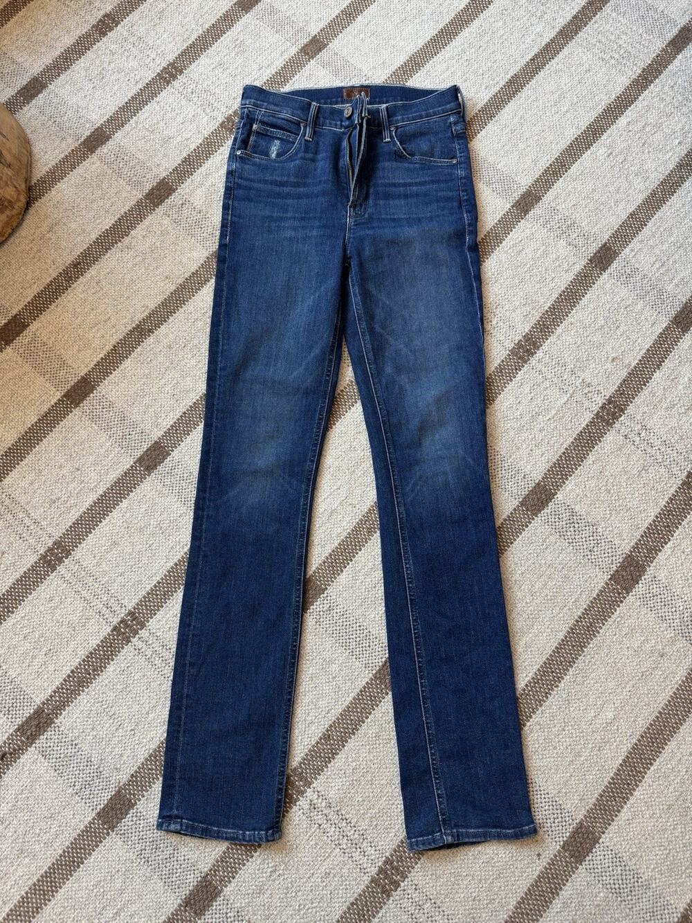 Mother The Dazzler Hover Dark Wash Straight Leg Jeans Women’s 25 Invitation Only